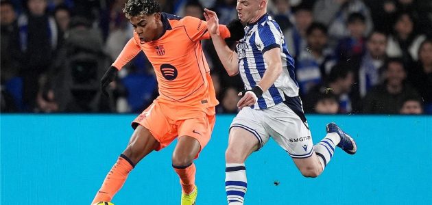 صراع الليغا الإسبانية: راشفورد يعادل لبرشلونة وجوديس يستعيد التقدم لريال سوسيداد